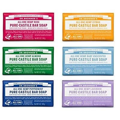 Dr Bronner's Pure Castile Bar Soap Sabun Mandi Bayi Anak