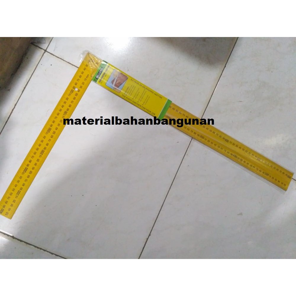 

Promo penggaris siku besi hitam 40 x 60 cm penggaris besi anti karat Terlaris