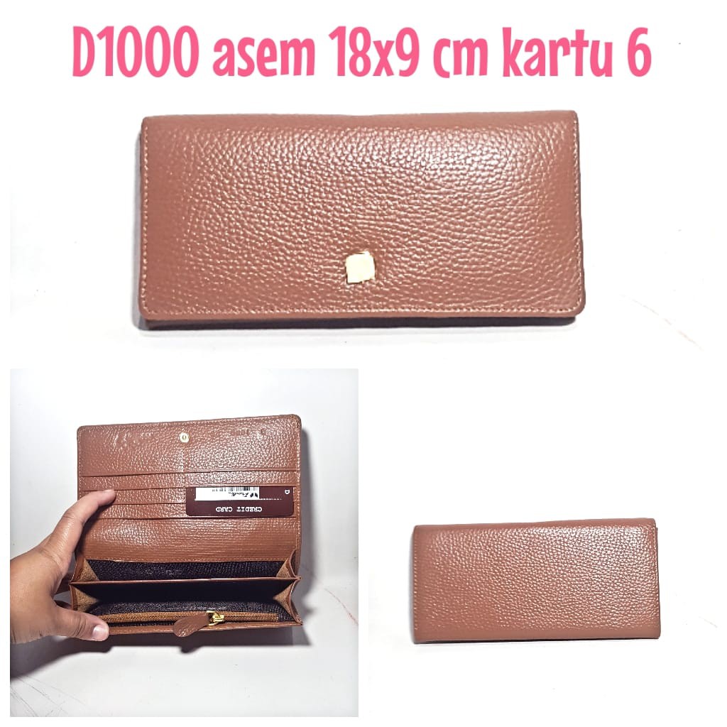 Dompet Kulit Papillon Original D1000 Asem