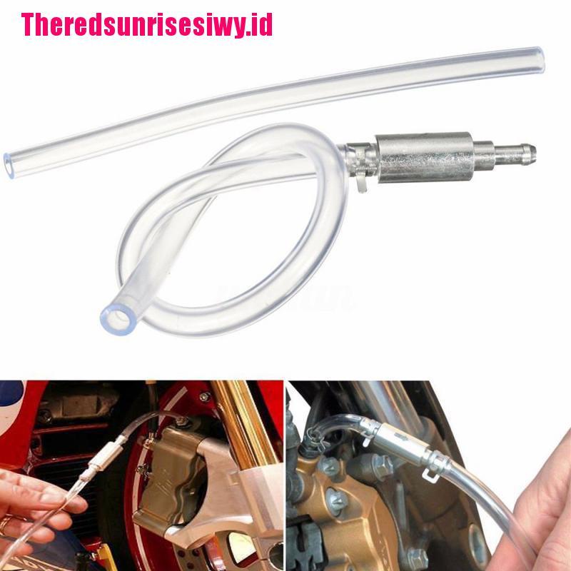 【Theredsunrisesiwy.id】Clutch Brake Bleeder Hose One Way Valve Tube Bleeding Tool Kit Motorcycle Car