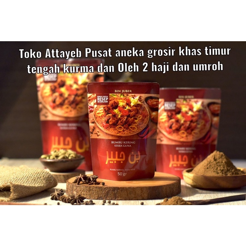 

Bumbu Praktis Serba Guna Enak 100gr bin juber Bumbu Kering Serbaguna Khas Timur Tengah