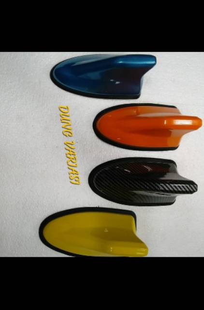 Antena hybrid JS racing sirip hiu polos mobil universal