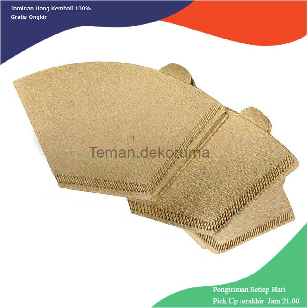 TD-AI Yolife Kertas Filter Saringan Kopi Espresso V60 Drip 100PCS Small U101