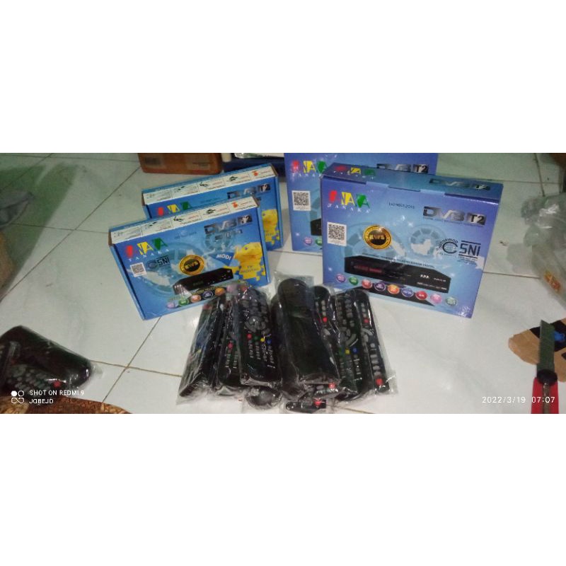 REMOT ALTERNATIF STB T2 DIGITAL TANAKA BODI PLASTIK DAN BODI BESI / JURASSIC