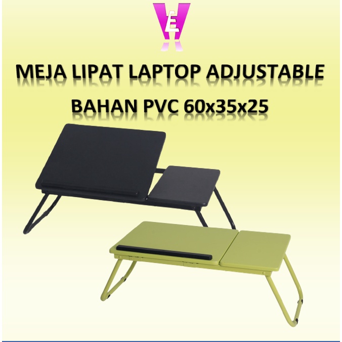 MEJA LIPAT LAPTOP / LAPTOP TABLE PVC LAMINATED / AKSESORIS KOMPUTER