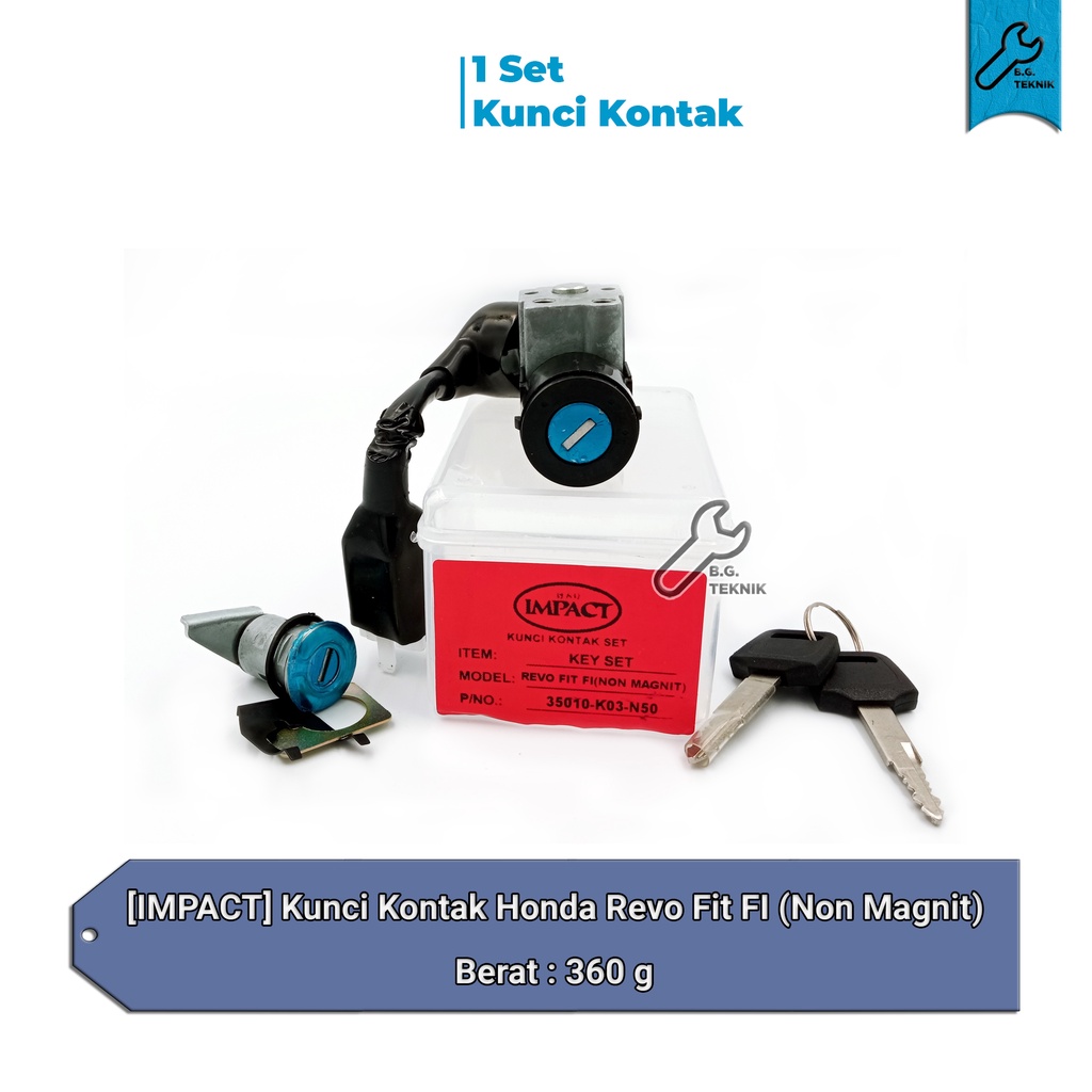 Kunci Kontak Honda Revo FIT FI Non Magnit - Impact