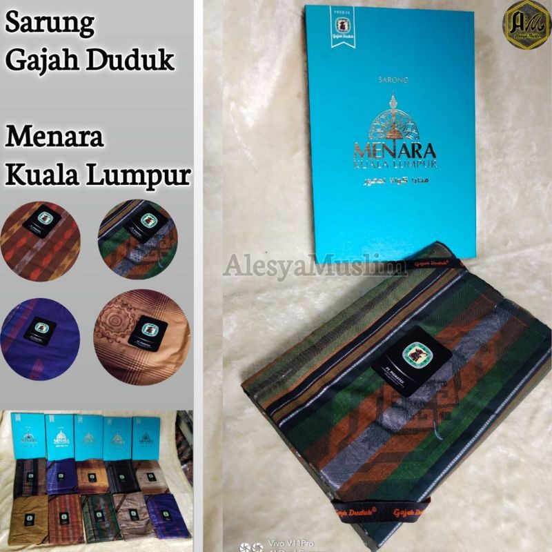 Sarung gajah duduk serumpun motif songket