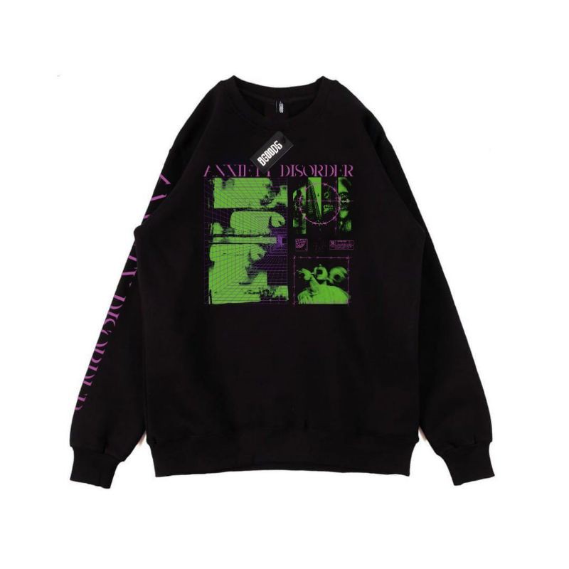 Sweater Crewneck pria Motif Keren / Sweater pria distro terbaru