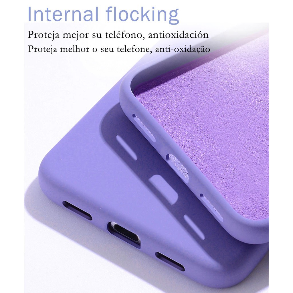 Silicone APPLE Premium soft Case fullcover iPhone silicon anti noda casing 8 8plus plus x xs MACARON