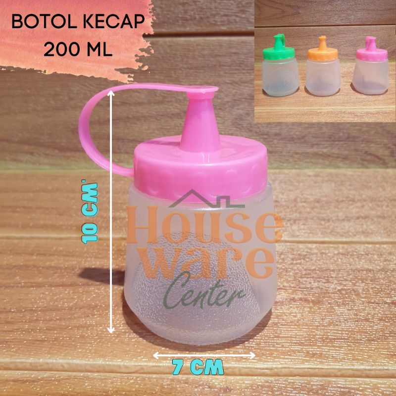 [ TAKUMA ] Botol Kecap 200ml / Botol Kecap Kecil / Botol Kecap Plastik / Botol Saos Murah