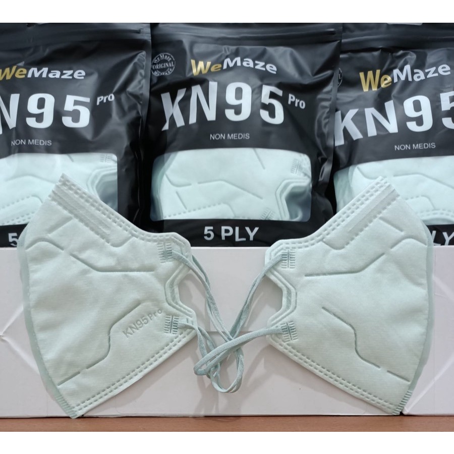 MASKER KN95 PRO MOUSON & WEMAZE 5 ply isi 10pcs