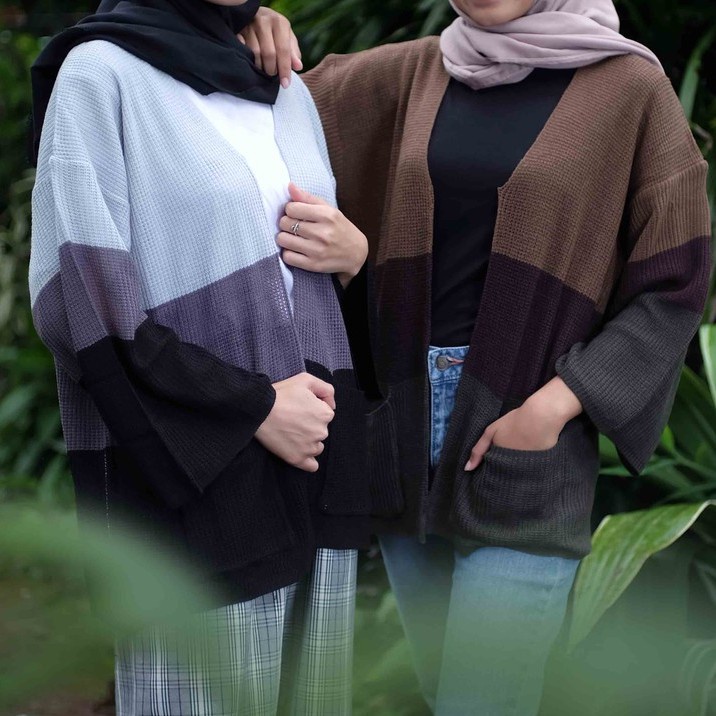 Kardigan  rajut oversize sweater cardigan rajut wanita korea jumbo gardigan outer rajut panjang premium