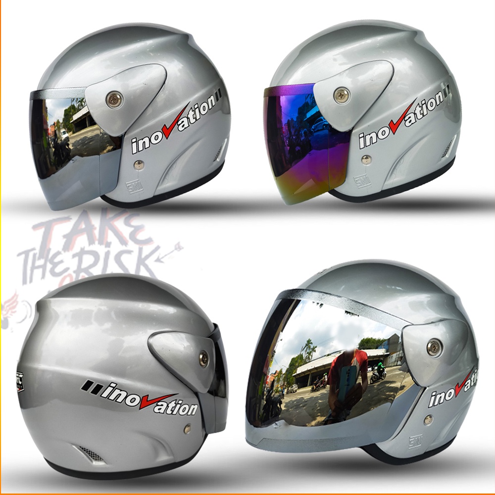 HELM EVOLUTION MURAH HALF FACE MODEL CM EVO UNTUK PRIA DAN WANITA DEWASA COD