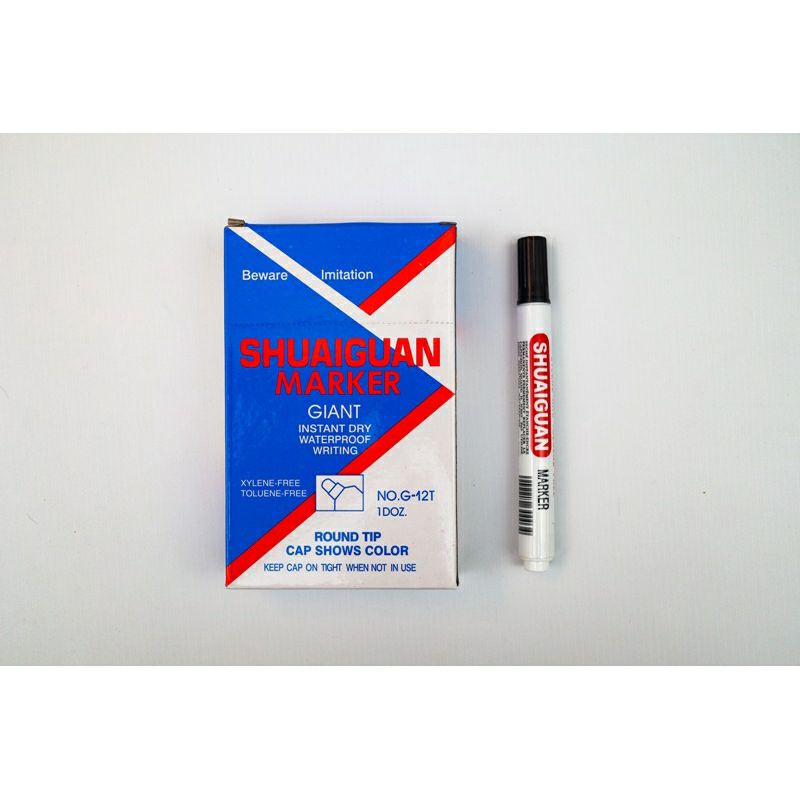 

Spidol Shuaiguan Marker G-127 Hitam (Pcs)