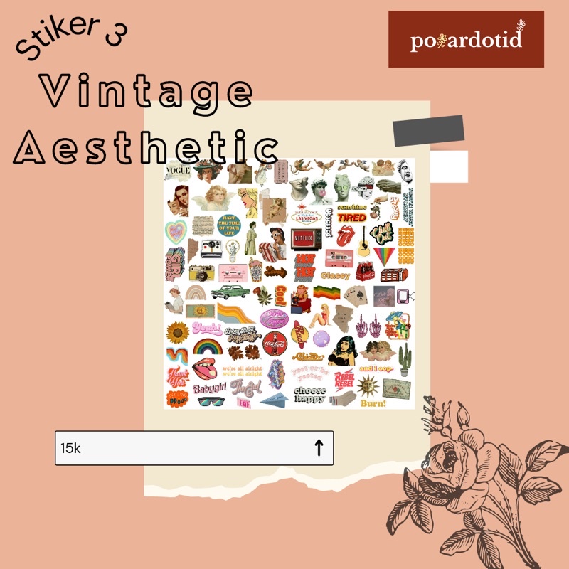 

Sticker Vintage Aesthetic | Sticker Bullet Journal| Sticker Beruang Lucu | Sticker Aesthetic | Sticker Tumblr | Sticker Case | Sticker Handphone |