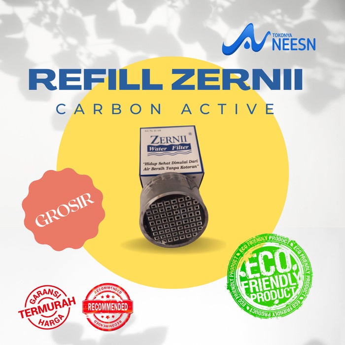 Isi ulang KARBON AKTIF FILTER AIR Zernii | REFILL FILTTER AIR Zernii