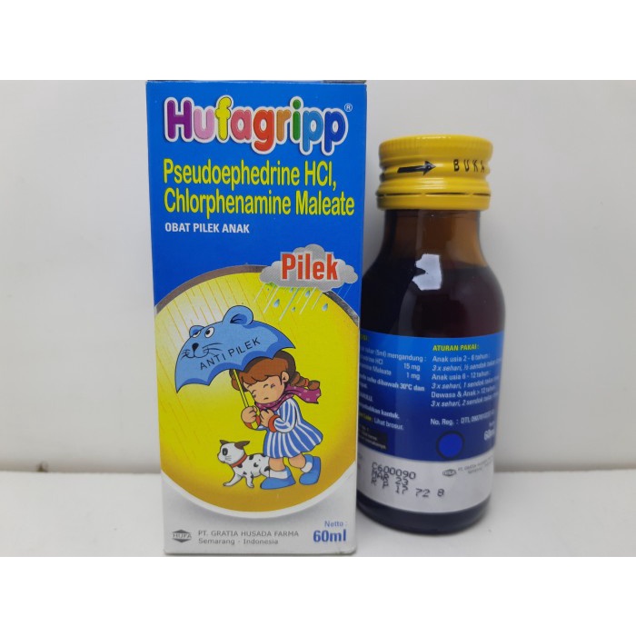 HUFAGRIP PILEK SYRUP (BIRU)