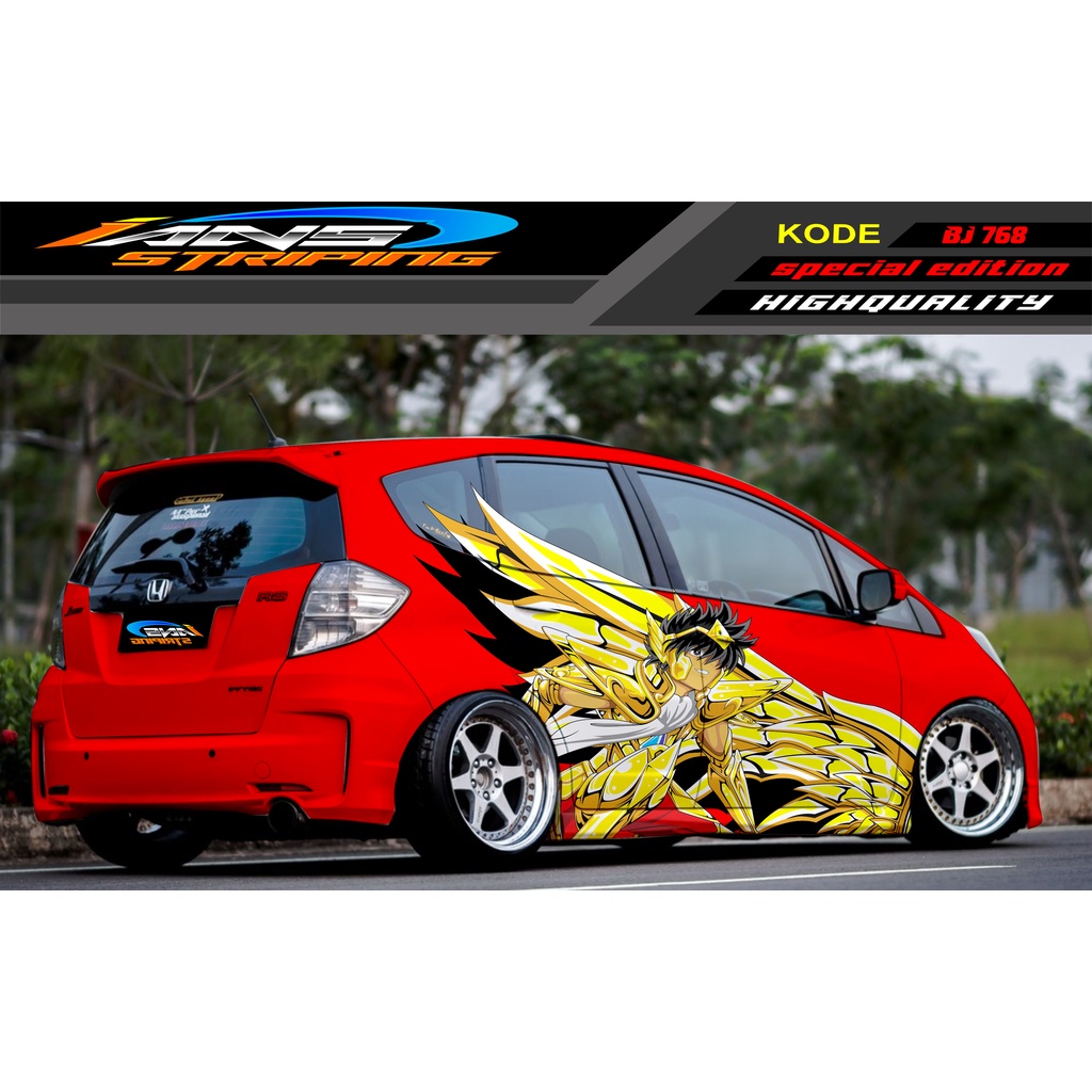 STICKER DECAL MOBIL HONDA BRIO AGYA JAZZ AVANZA YARIS / DECAL STICKER MOBIL JAZZ / STIKER MOBIL