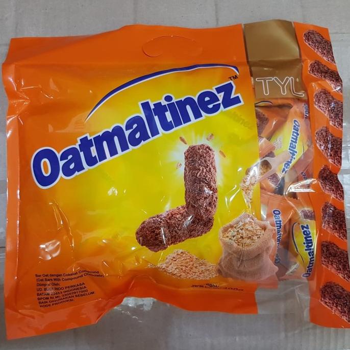 

Promo Awal tahun OATMALTINEZ/ OAT BARS WITH COMPOUND CHOCOLATE/ GANDUM COKLAT Promo Awal tahun