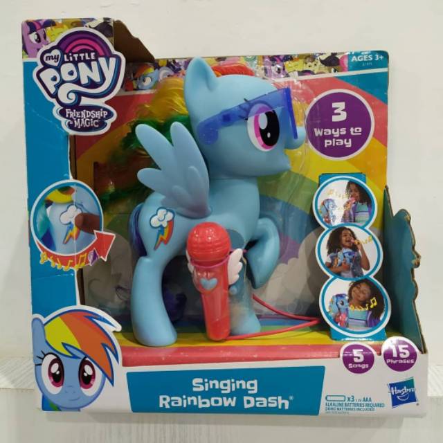 singing rainbow dash toy