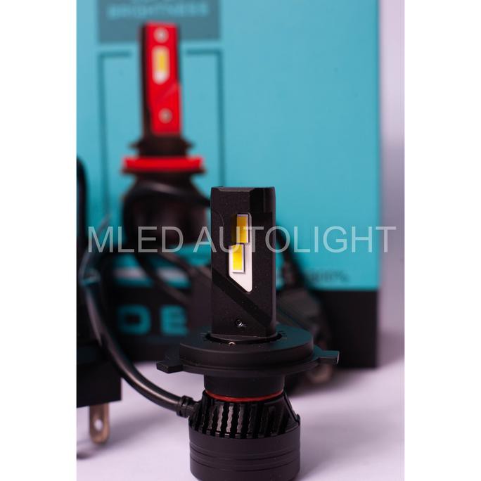 DIJUAL LAMPU LED MOBIL F3 H8 H11 H16 H4 SUPER TERANG CANBUS - H4 #1