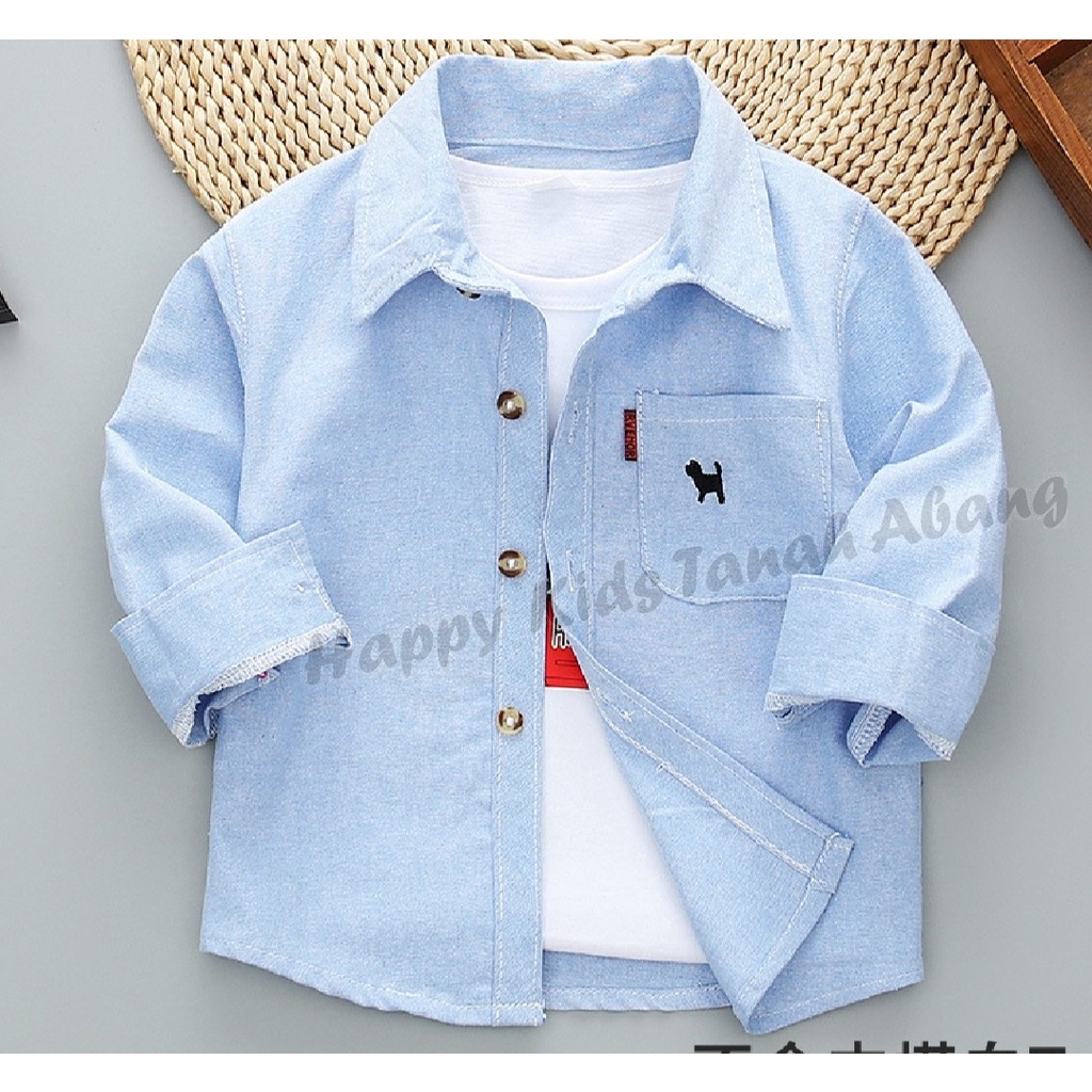 ( 4 - 12 TAHUN ) KEMEJA ANAK LAKI LAKI / ATASAN KEMEJA ANAK LAKI LAKI / PAKAIAN ANAK LAKI LAKI / BAJU ANAK LAKI LAKI / BAJU KEMEJA ANAK LAKI LAKI