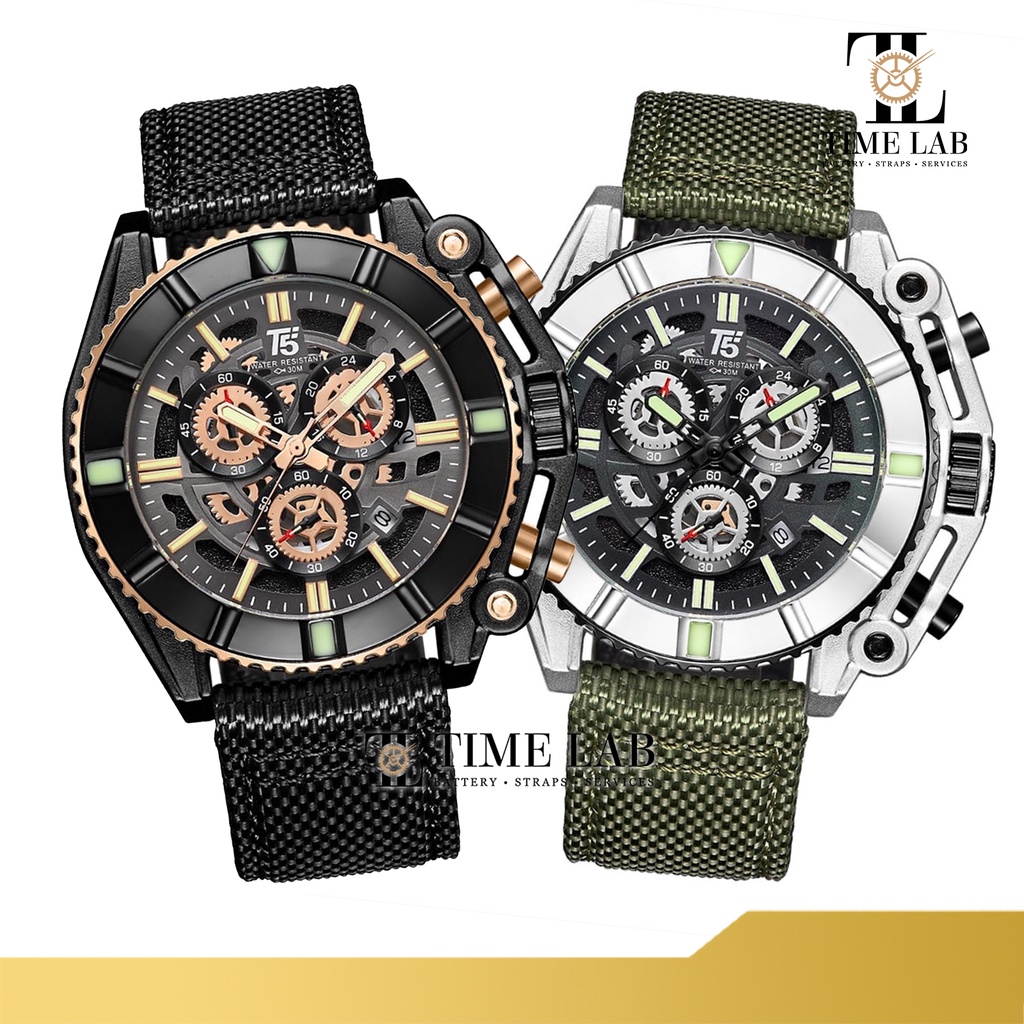 JAM TANGAN T5 ORIGINAL BERGARANSI H3797G / H 3797G / H 3797 G PRIA