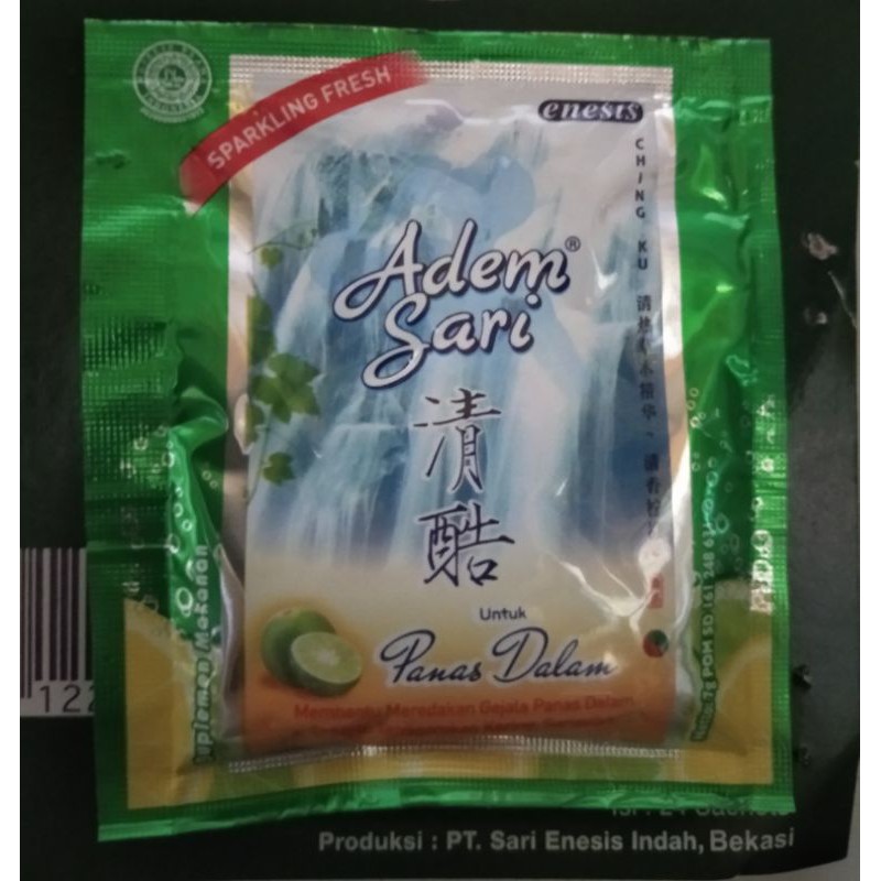 

ADEM SARI SASET (untuk panas dalam)