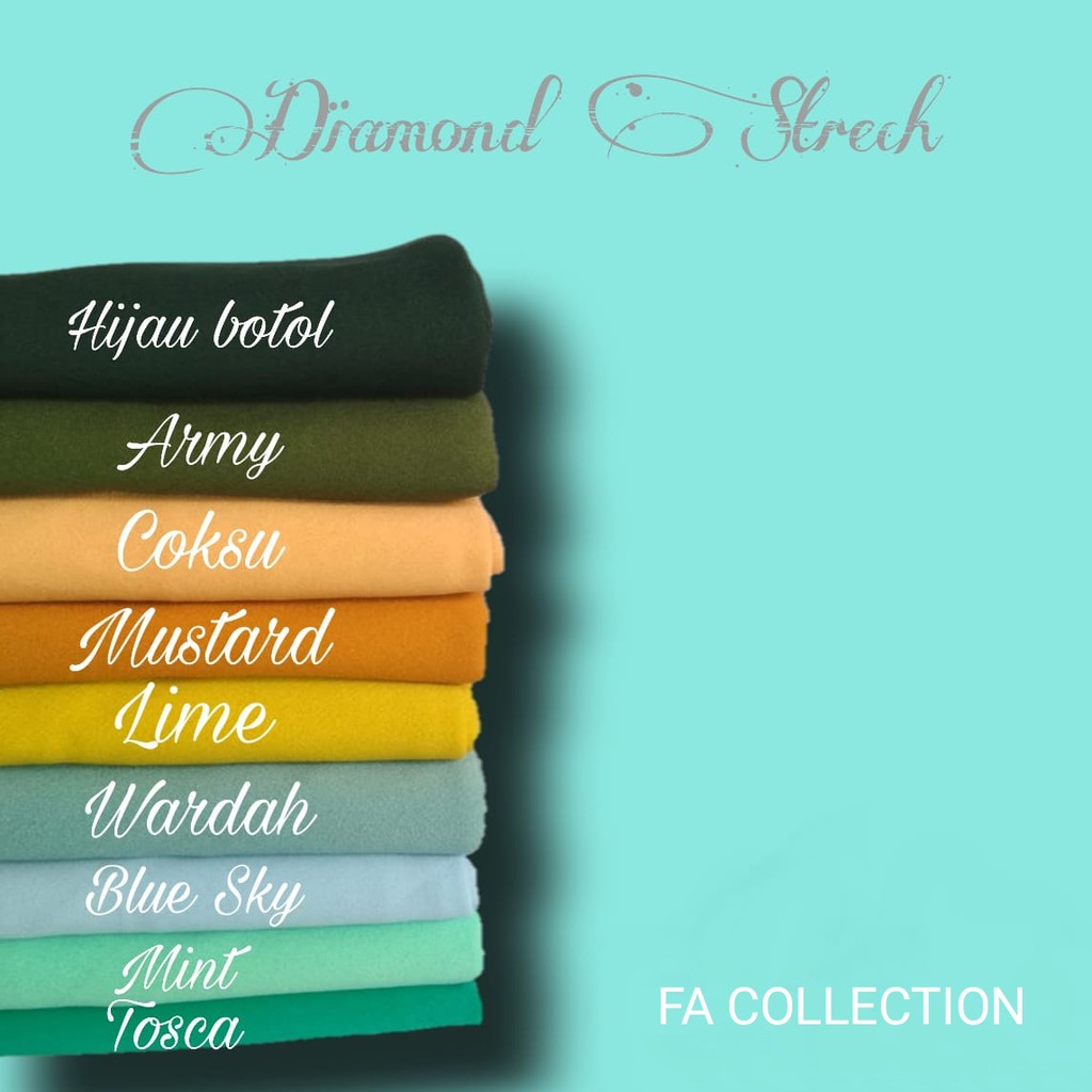 kerudung bergo bahan diamon-Request (note)