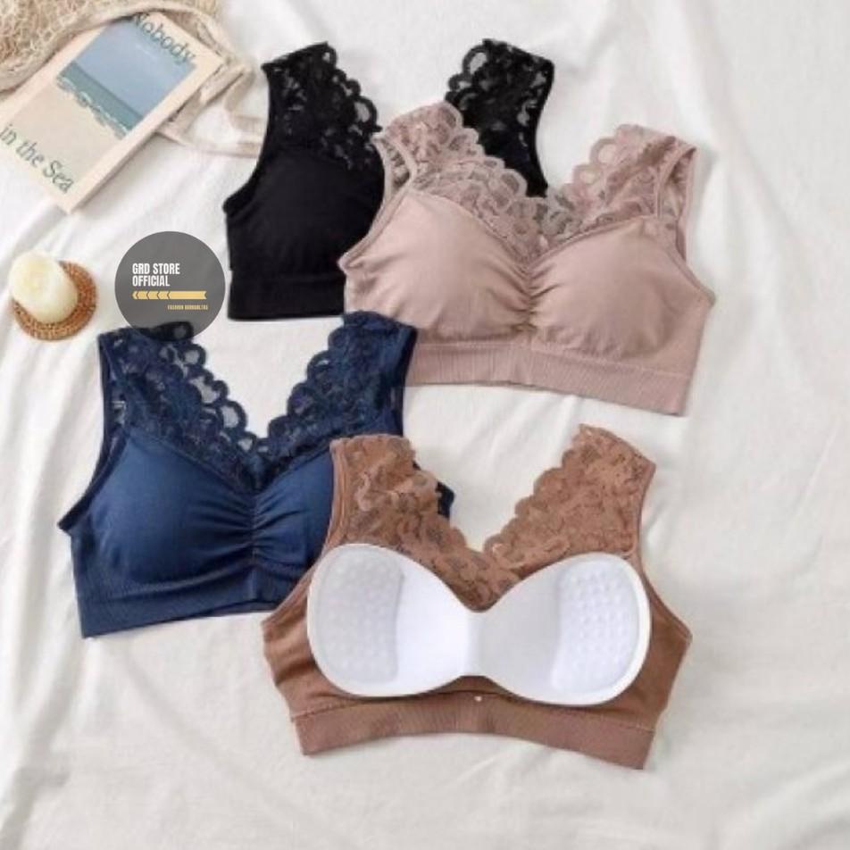 {TTN.10Jn22в} Bra Paris - Bra Briana - Push Up Bra - Bra Sport - Bra dengan Busa - Bra Tanpa Kawat