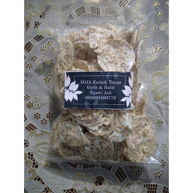 

Kripik Tempe Soja isi 250 gr