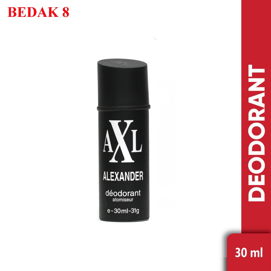 AXL Alexander Deodorant Spray Black 30 ml/ Parfum AXL Alexander Hitam