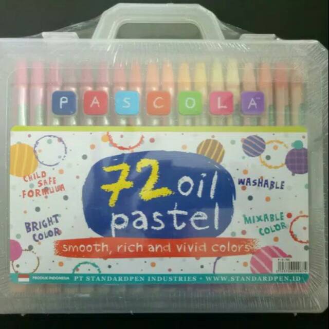

Standard - Pascola Oil Pastel 72/set (Crayon/Pewarna/Coloring)