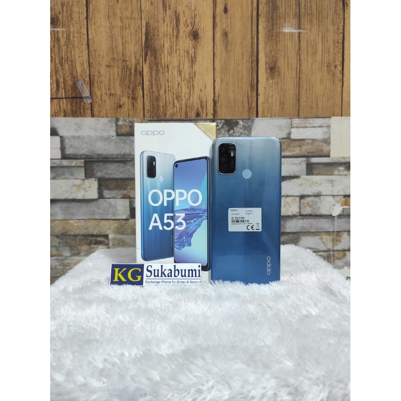 Handhope second murah oppo a53 4/128 GB hp baru buka dus masih mulus