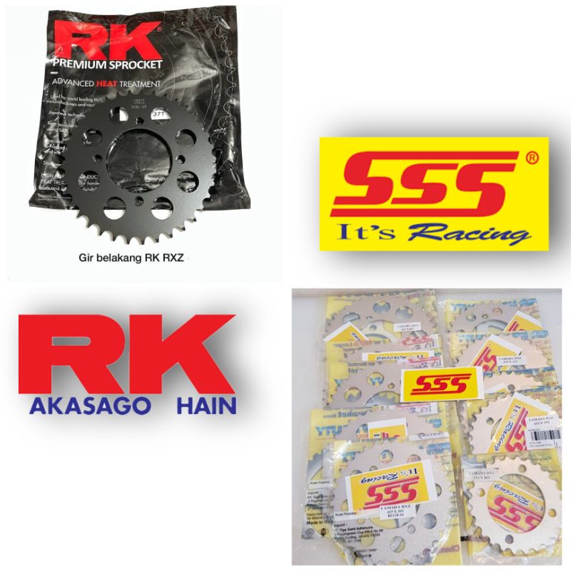 Gear BELAKANG SSS 415(tipis) RX KING/JUPITER/MX/FIZR/RXZ/VEGA