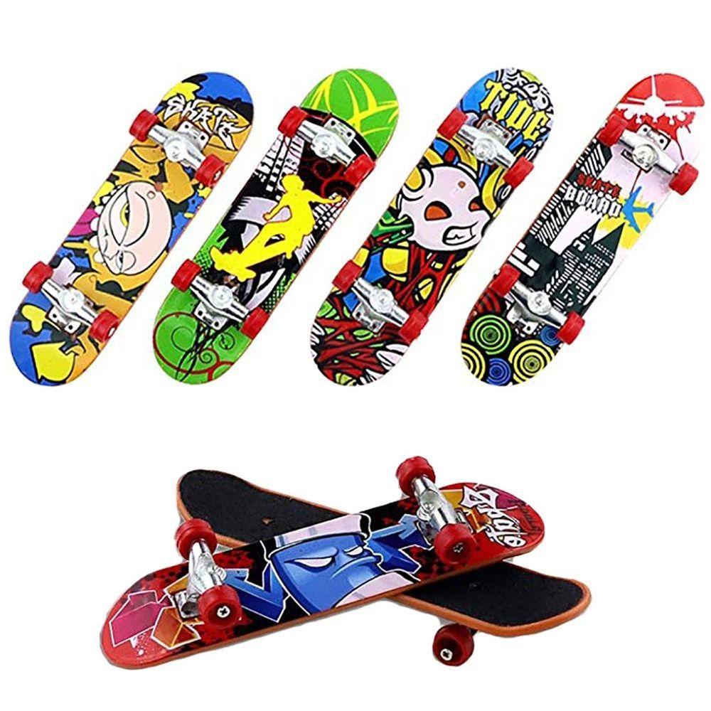 Quinton Mainan Skateboard Jari Mini Bahan Alloy Untuk Anak