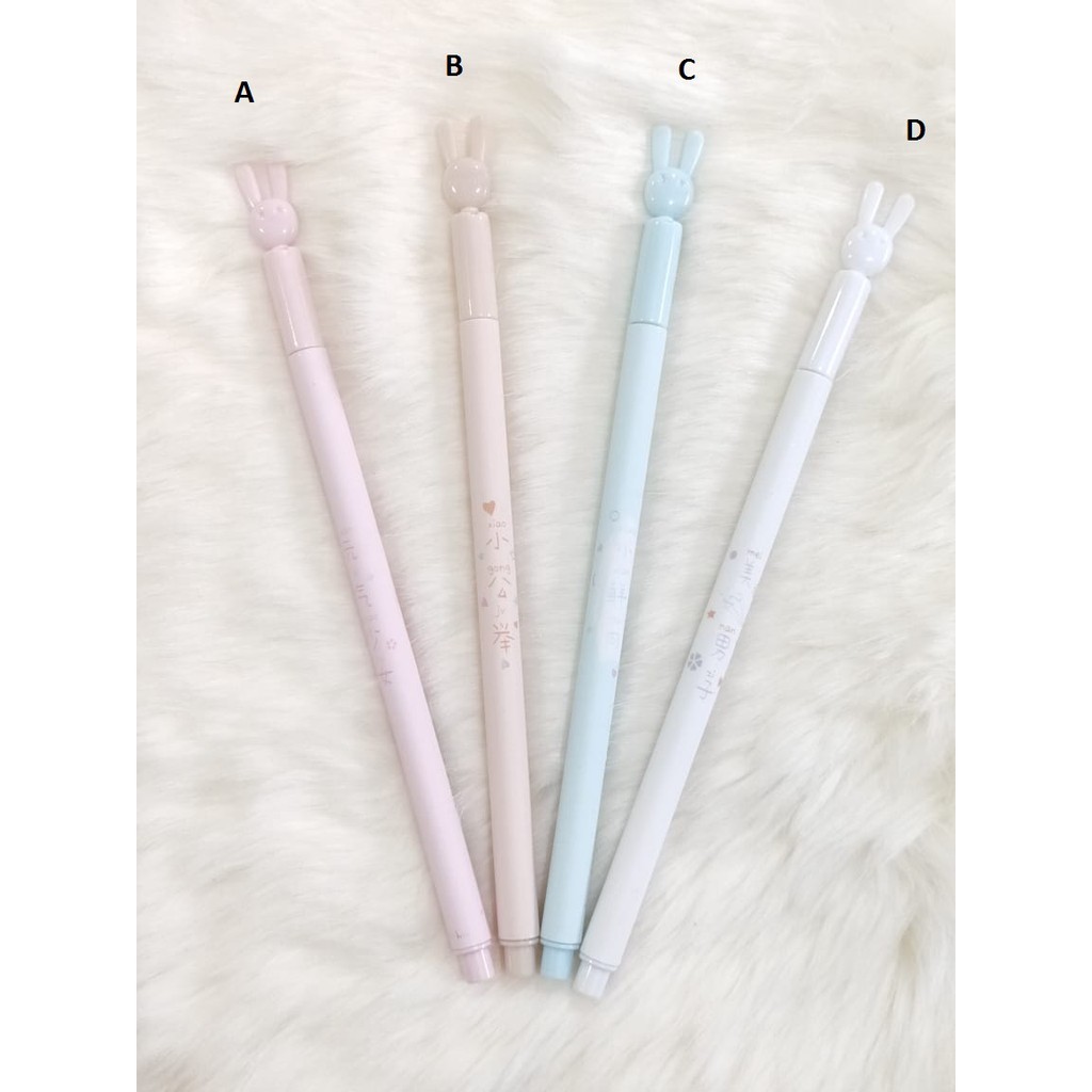 

Mixthings Bitoon Plain Rabbit Pen - Pena Kece Terbaru / Pena Sekolah / Pena Murah / Cute Pen