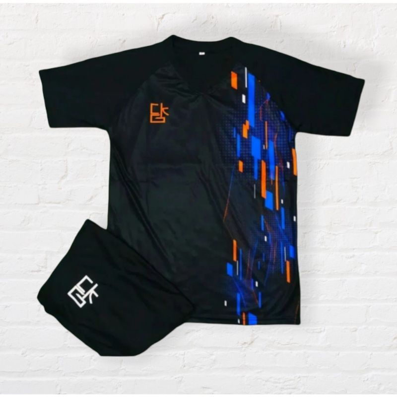 Kaos olahraga wanita printing/Jersey bola/baju trainning /kostum