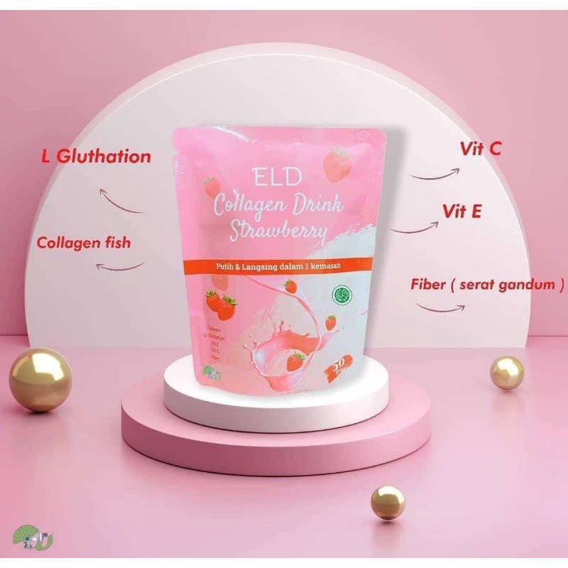 ELD COLLAGEN DRINK 150gr Pemutih & Pelangsing BPOM