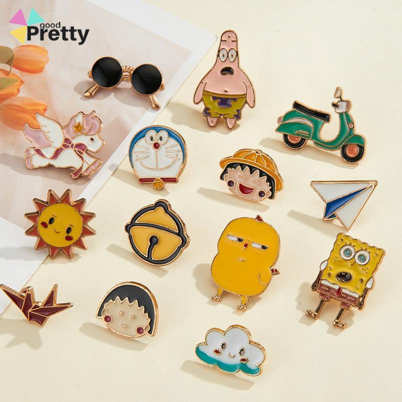 Bros brooch hijab/bros dagu/Bros Pin/bros anak Lucu Desain Kartun Gaya Korea Untuk Aksesoris Perhiasan - PD