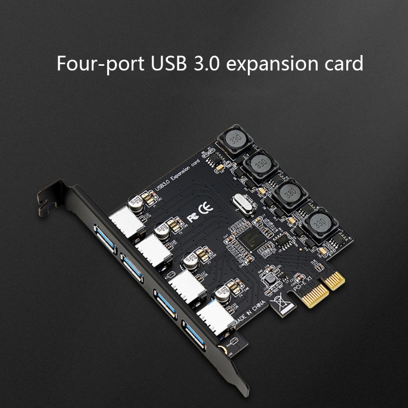 Btsg 4port USB 3.0 PCIE HUB PCI-E Kartu Ekspanding Adapter Controller Extender Cards