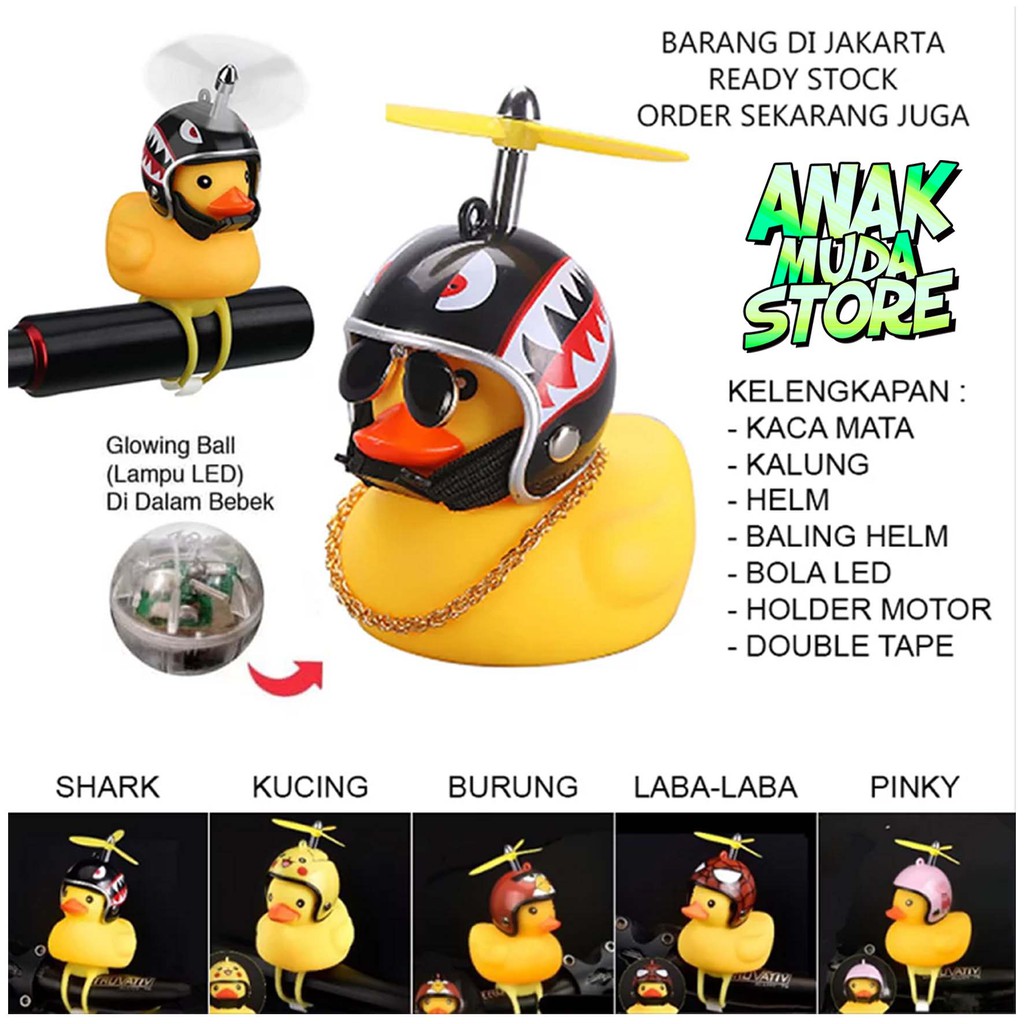  PSB1 FULL  SET  Boneka Pajangan Stang  Motor Sepeda  Model 