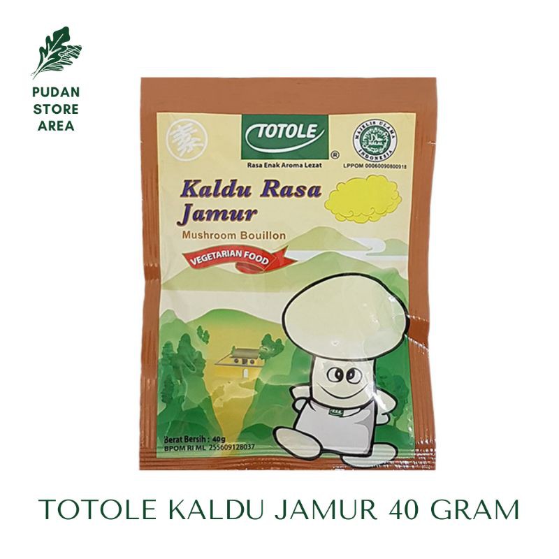 

TOTOLE KALDU JAMUR 40gr HALAL