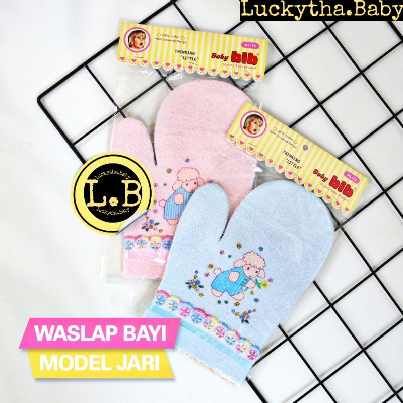 baby bib_waslap mandi  bayi model jari bib berkualitas SNI/ waslap bib jari