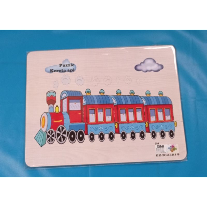 Puzzle Kayu Kereta Api