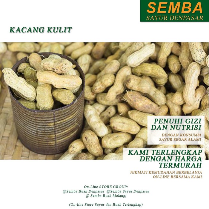 

KACANG KULIT sayur sayuran DENPASAR BALI sembako bumbu dapur food bahan makanan murah fresh