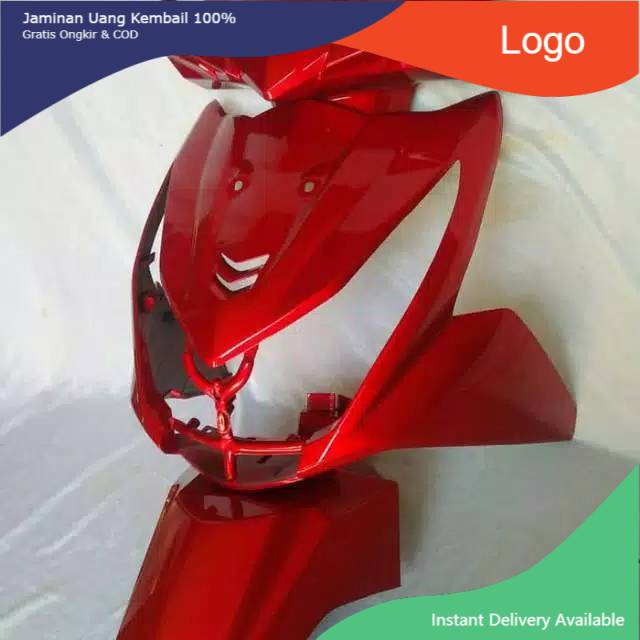 COVER BODY DEPAN BEAT FI MERAH MAROON