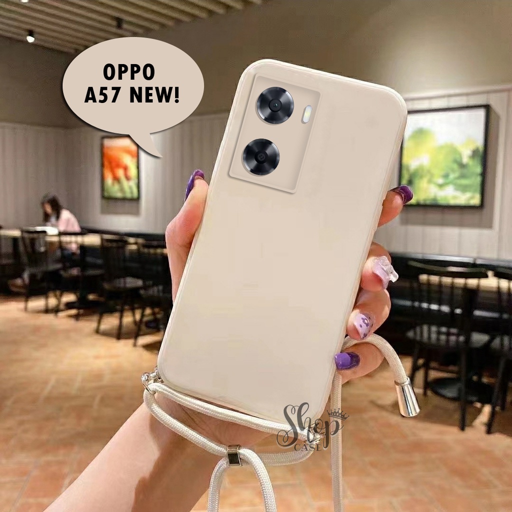 Softcase Tali For OPPO A57 NEW | Case Camera Protech | Case Macaron OPPO A57 | Softcase OPPO A57 | C
