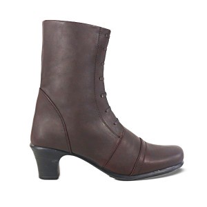 Sepatu Boots Wanita V 3551 Brand Varka Sepatu Kasual High Heels Kerja Hangout Wanita Trendi Berkualitas - Coklat