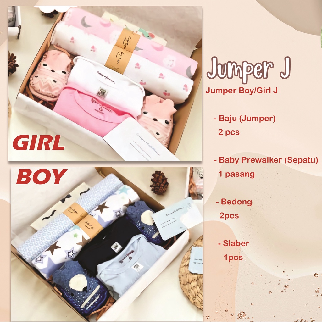 Hampers baby/ hampers bayi/ baby gift/ kado bayi/ baby newborn/ Baby Fairy tale Set-Jumper J